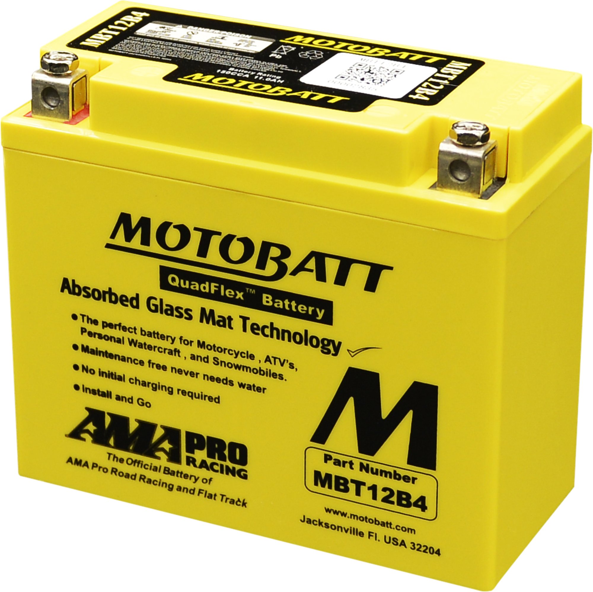 Motobatt MBT12B4 battery