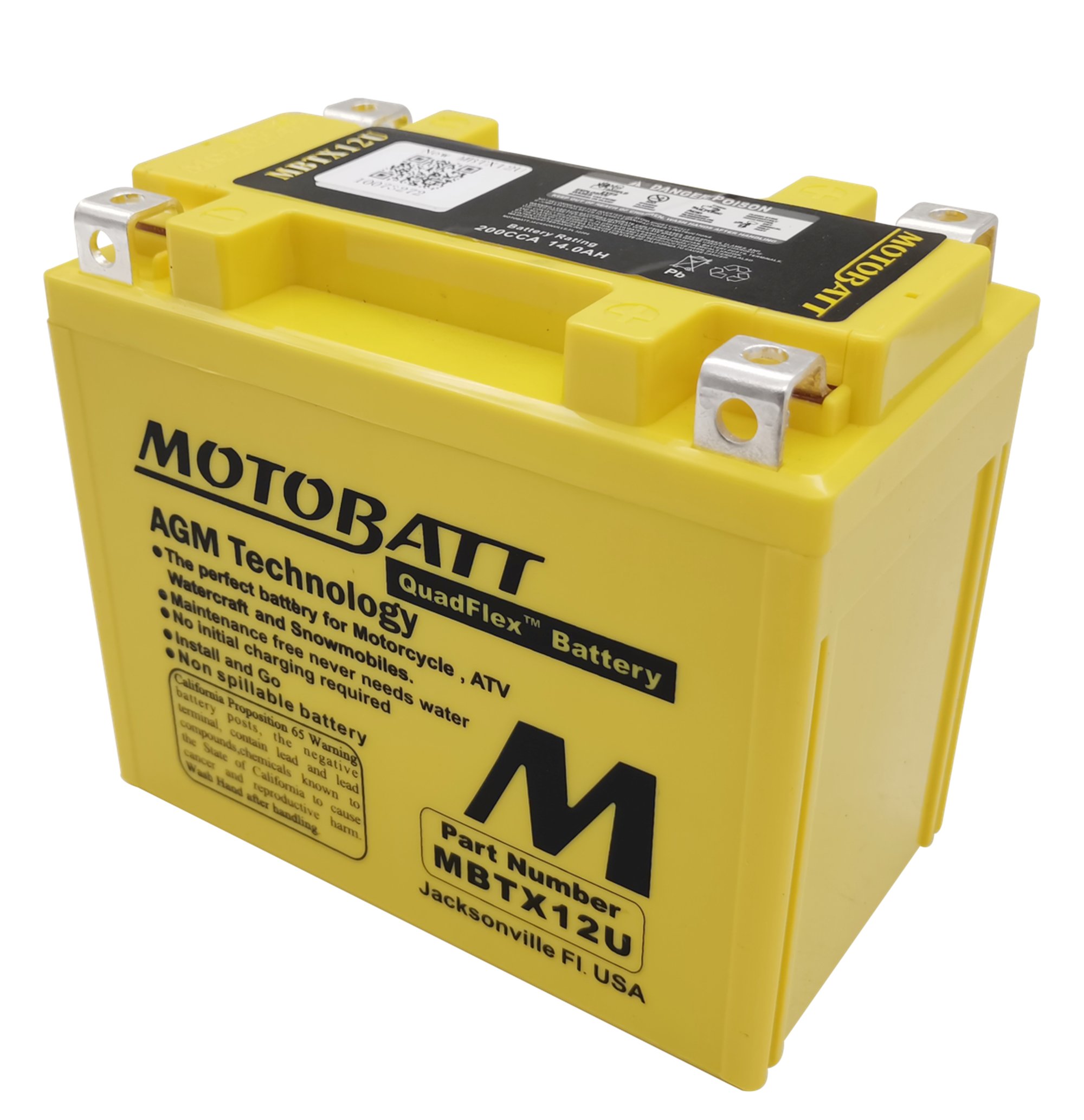 Motobatt MBTX12U battery