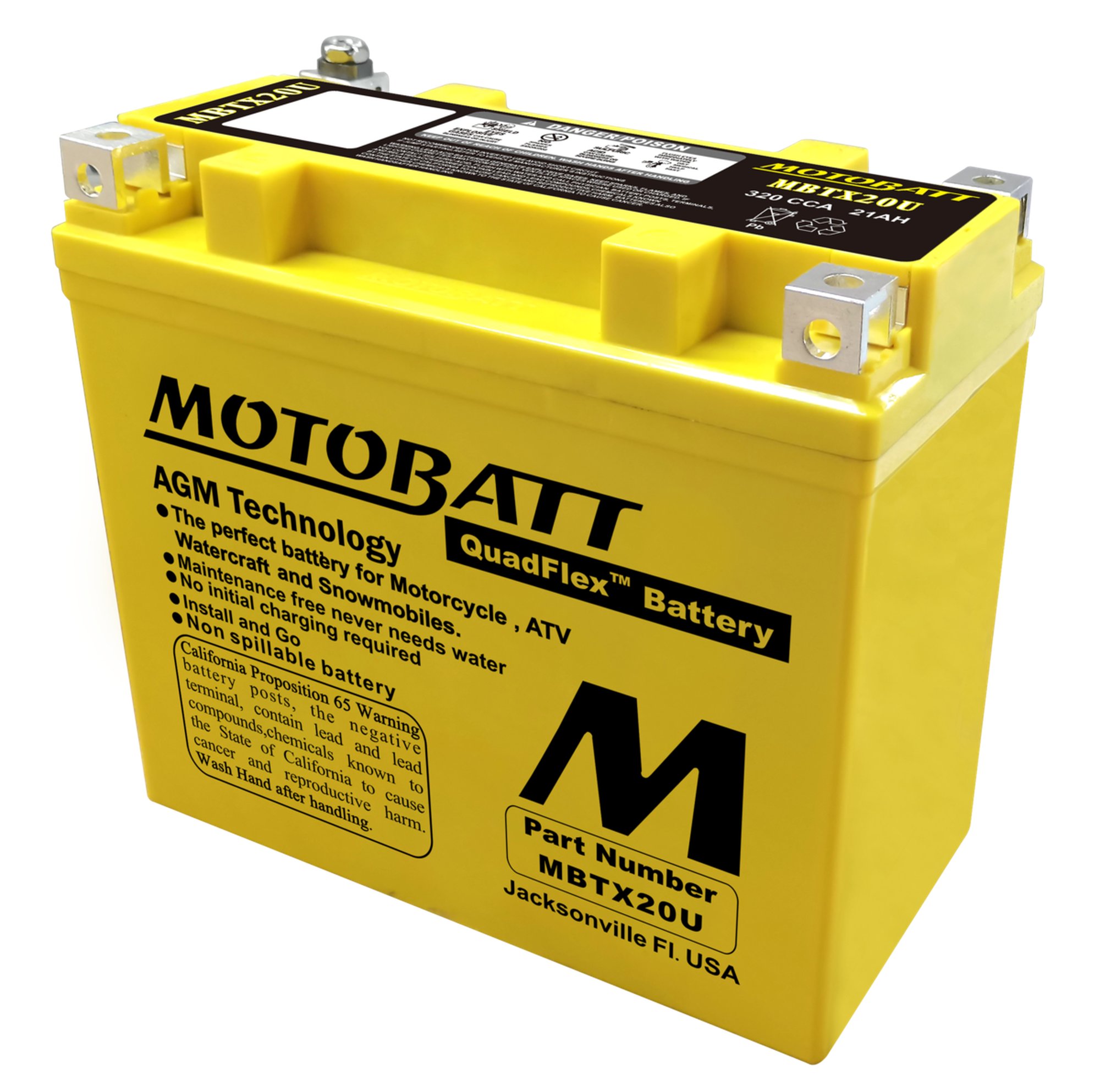 Motobatt MBTX20U battery