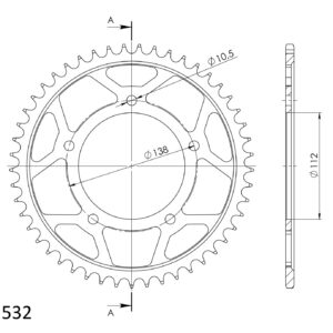 Supersprox Rear sprocket 1873.48