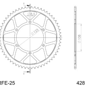 Supersprox / JT Rear sprocket 25.60
