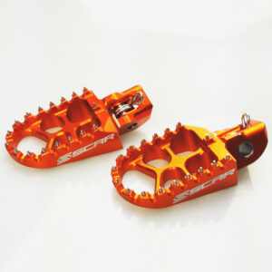 Scar Evolution Footpegs -Ktm/Husq. SX/F 16-22 EXC/F 17-23 SX85 18-24 Orange