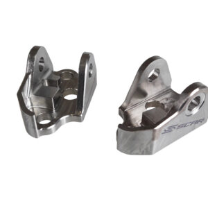 Scar Titanium Foot Peg Mount Brackets - titanium Gr5-Ti