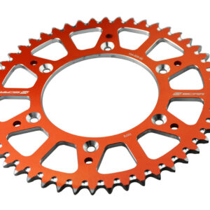 Scar Alu Sprocket - KTM 65SX - 48 Teeth - Orange color