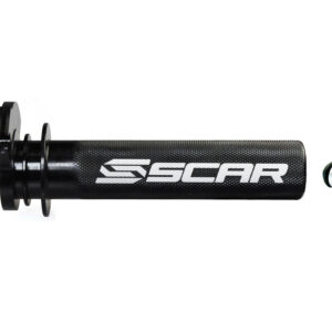 Scar Aluminum Throttle Tube + Bearing - Ktm/Husqvarna Black color