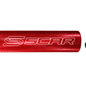 Scar Aluminum Throttle Tube + Bearing - Honda Red color