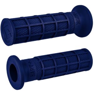 ODI Street V-Twin HART-LUCK Full-Waffle Grip Dark Blue