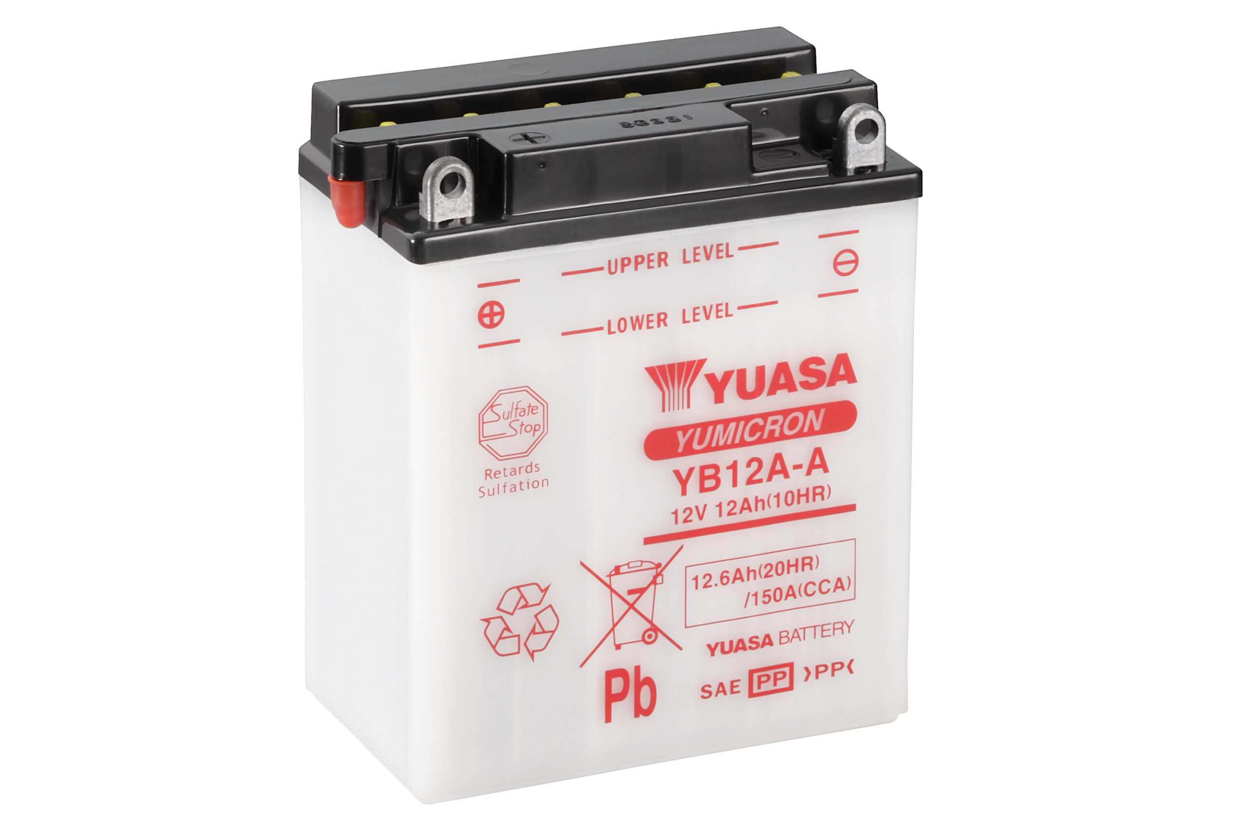 Yuasa Battery YB12A-A (cp) with acidpack (4)