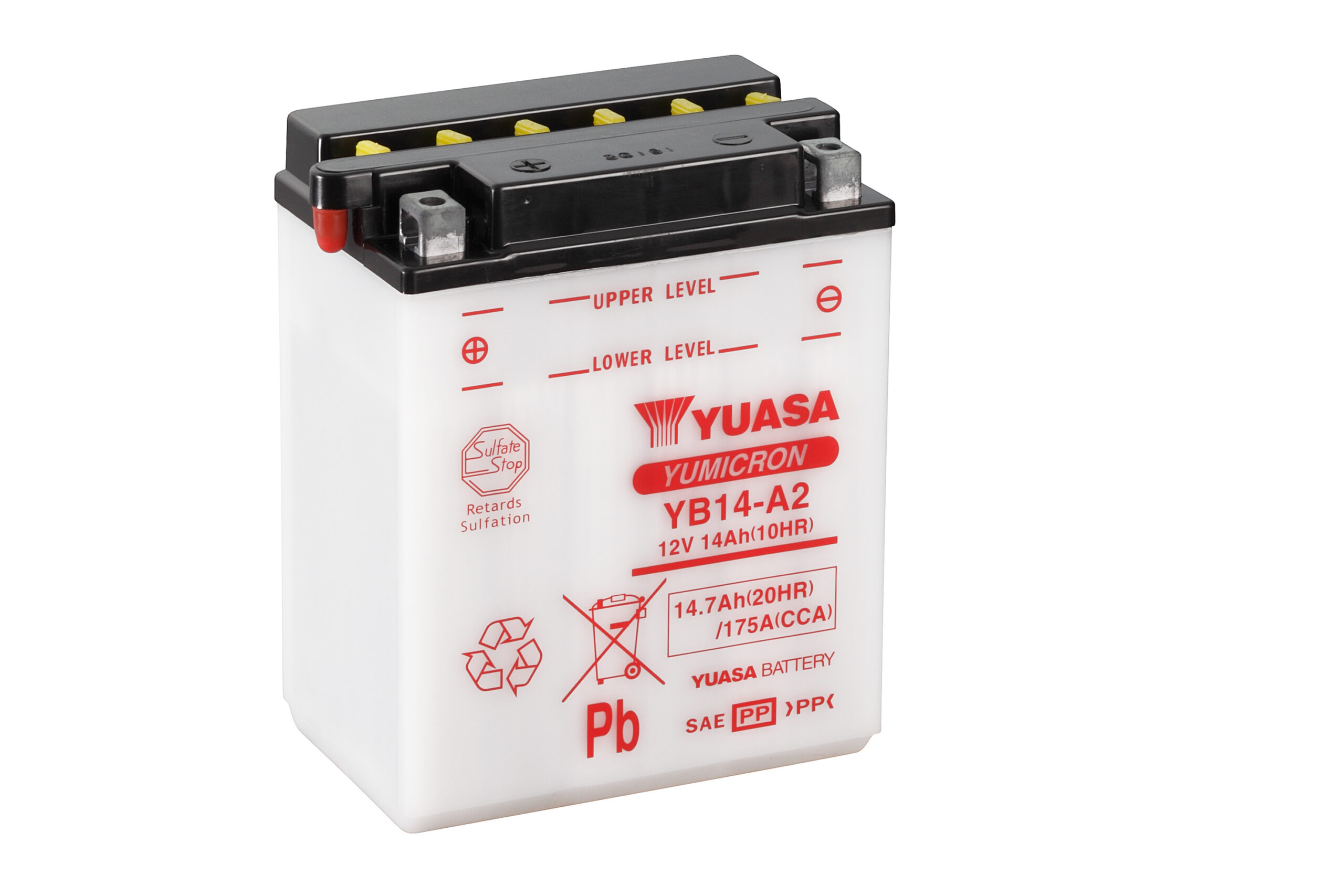 Yuasa Battery YB14-A2 (cp) with acidpack (4)