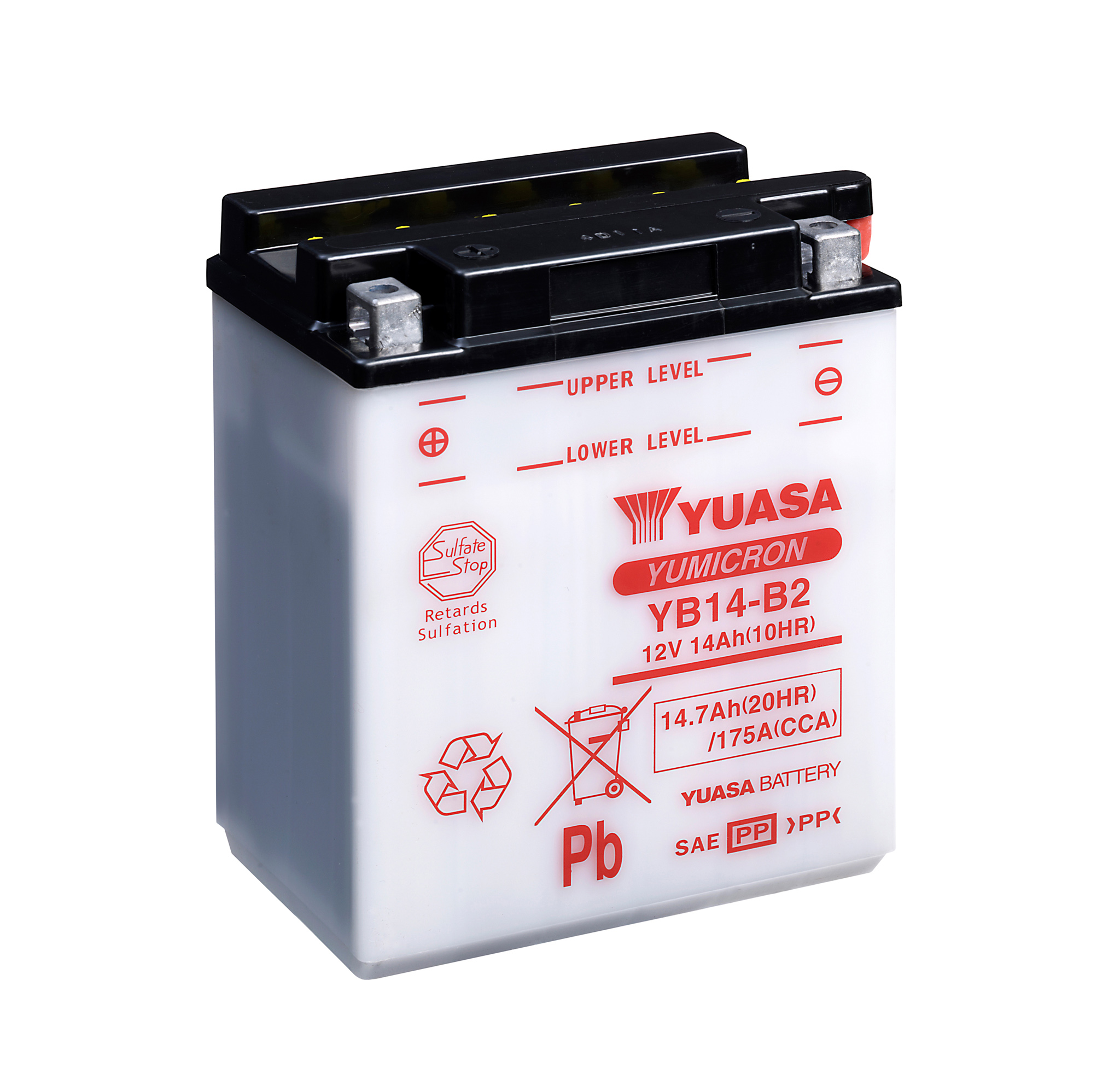 Yuasa Battery YB14-B2 (cp) with acidpack (4)