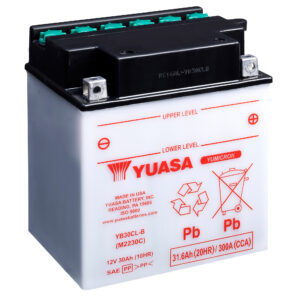 Yuasa Battery, YB30CL-B (dc) no acid included