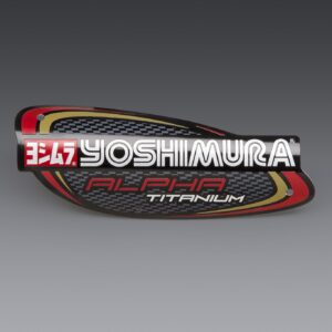 Yoshimura Yoshimura Muffler Name Badge Titanium Alpha and Alpha Taper