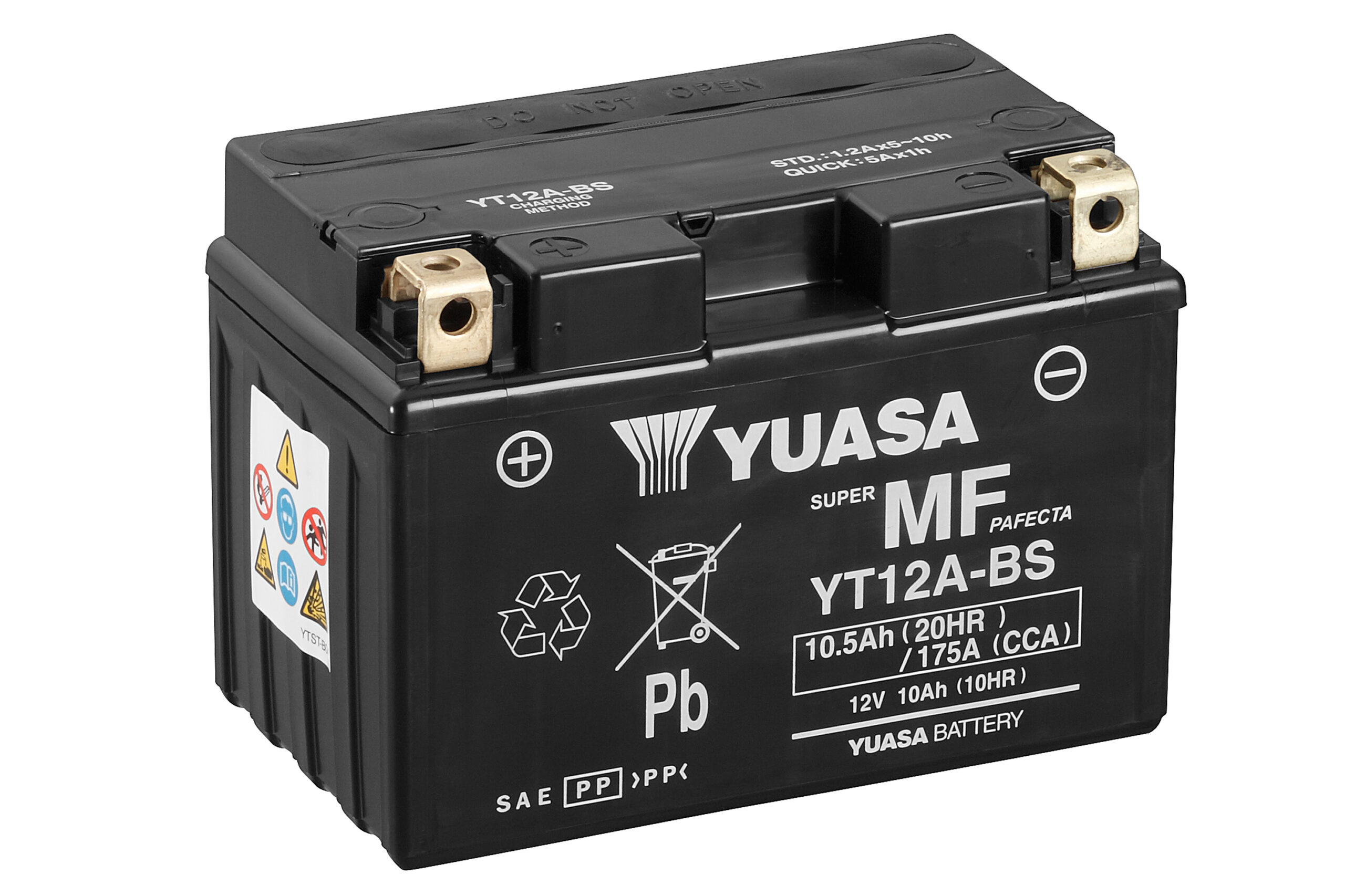 Yuasa Battery YT12A-BS (cp) with acidpack (6)