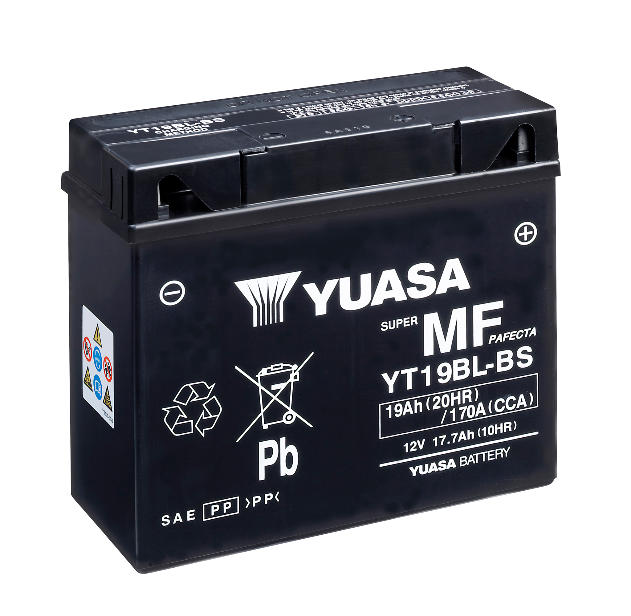Yuasa Battery,YT19BL(WC) filled with acid (4)
