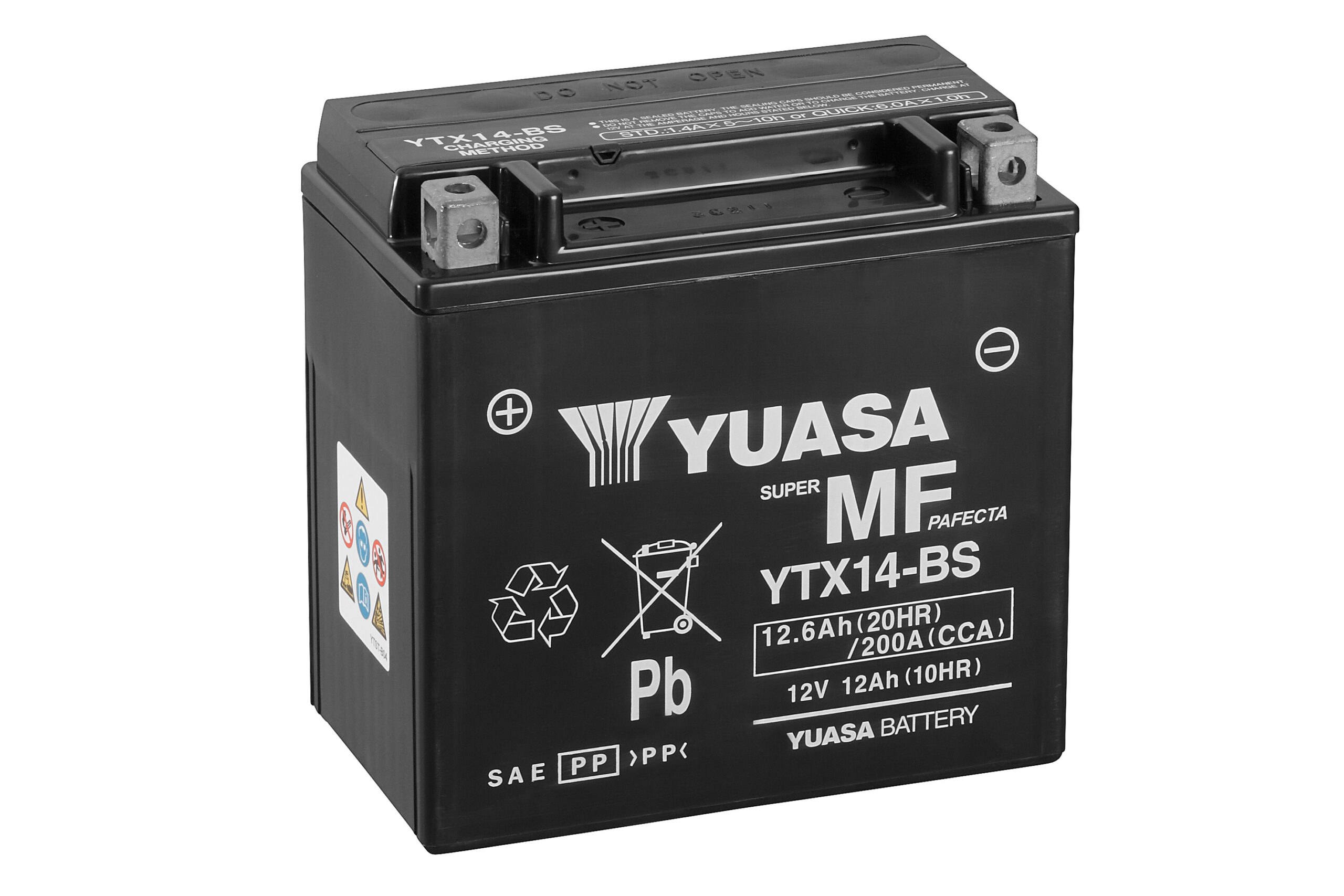 Yuasa Battery YTX14(WC) filled with acid (4)