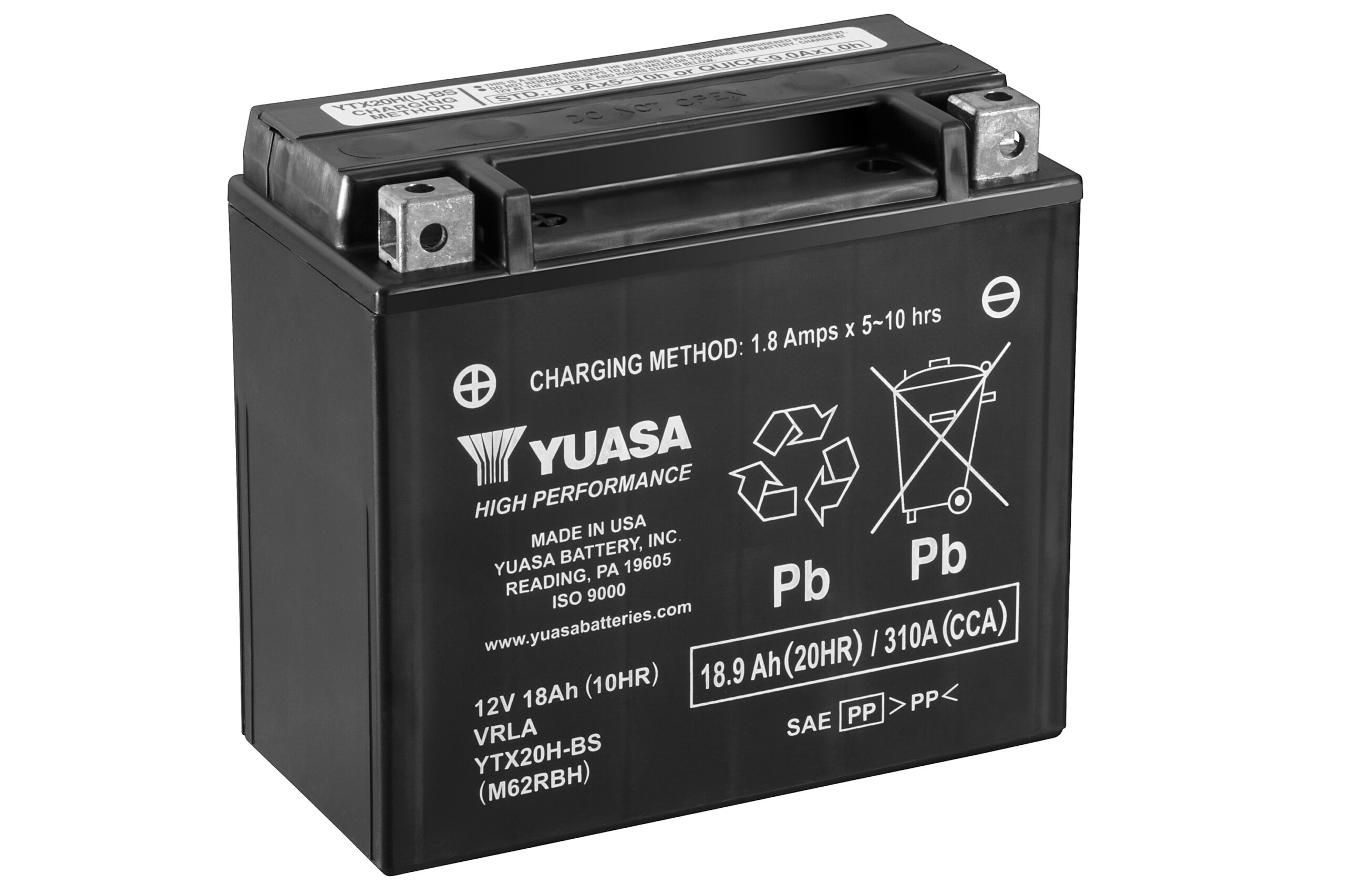 Yuasa Battery, YTX20H-BS (cp)