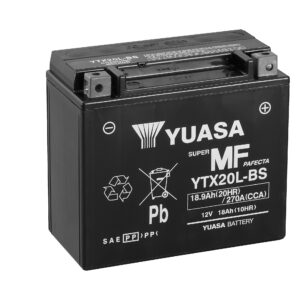 Yuasa Battery YTX20L(WC) filled with acid (4)