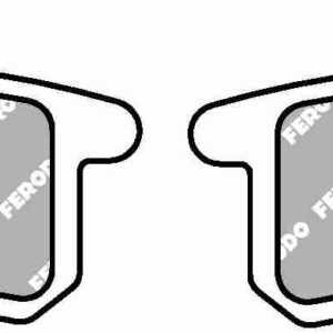 Ferodo brakepads Sinter Grip MX: Husqvarna 65 CR, KTM 65/85 SX