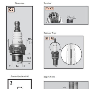 Champion Sparkplug RCJ7Y