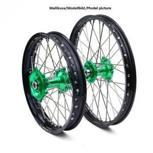 REX WHEELS 21-1,60 KX125/250/KXF250/450 06-18 BLACK RIM/GREEN HUB 20MM