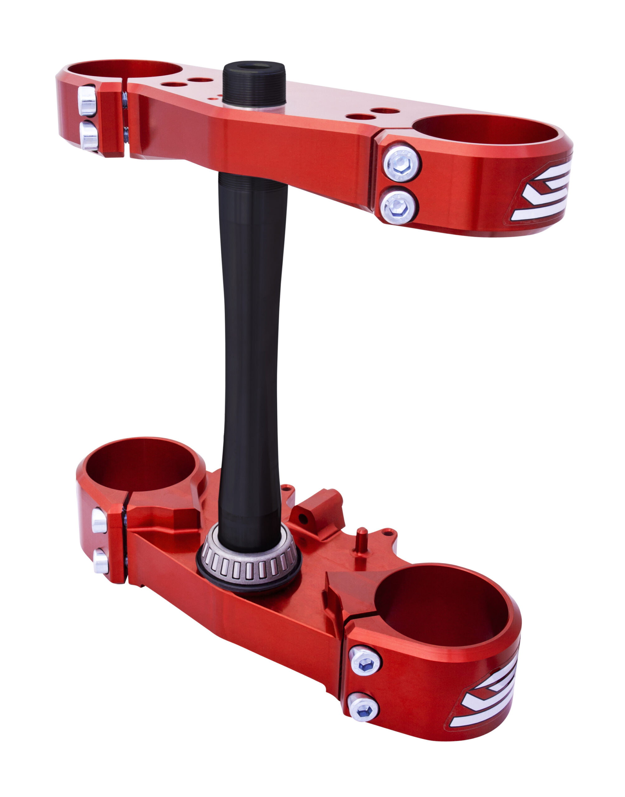 Scar Triple Clamps - Honda Offs:22mm Red color