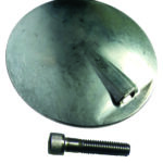 Perf metals anode Trim Tab Flat Yamaha 200-300HP