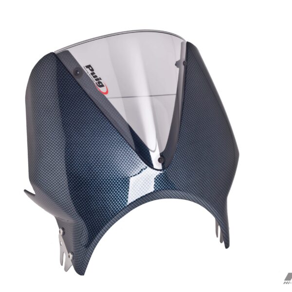 Puig Windscreen Mod.Vision Semif.C/Carbon Screen C/Smok