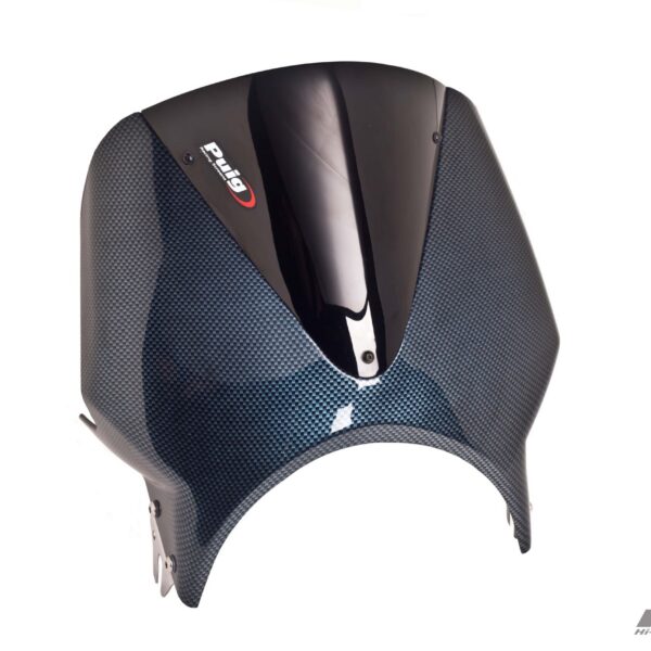 Puig Windscreen Mod.Vision Semif.C/Carbon Screen C/Blac