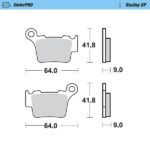 Moto-Master Brakepads KTM 200SX, 250SX, 450SX