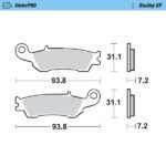 Moto-Master Brakepads Yamaha YZ 250F 07