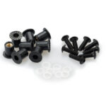 Puig Screw Kit whit silentblocks C/Black