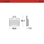 Moto-Master Brakepads KTM: SX 85 2011-2020