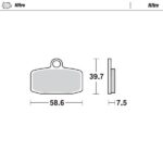 Moto-Master Brakepads KTM front: Freeride E 2012>, SX85 2012>, Freeride 350 201