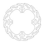 Moto-Master Flame Brakedisc rear Honda CR 125/250