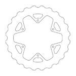 Moto-Master Nitro Brakedisc rear Yamaha: mud