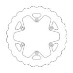 Moto-Master Nitro Mud Brakedisc rear Yamaha: YZF450 2018->