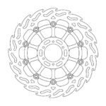 Moto-Master Flame Brakedisc front left Honda: CBR 1100 XX, X Eleven 1100