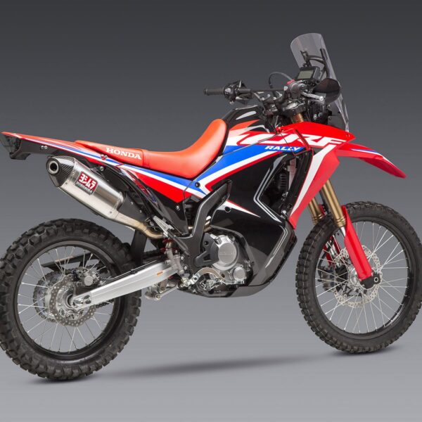 Yoshimura CRF300L/Rally 2021 Race RS-4 Stainless Slip-On Exhaust, w/ Stainless M