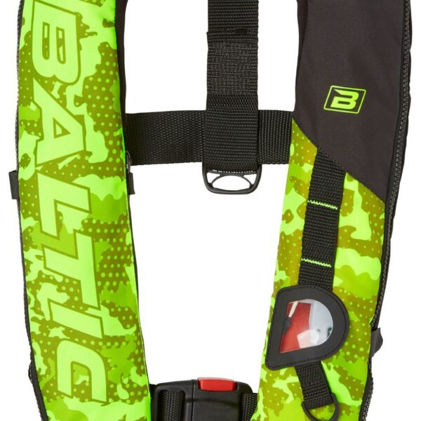 Baltic Mako manual inflatable lifejacket UV-yellow 40-150kg