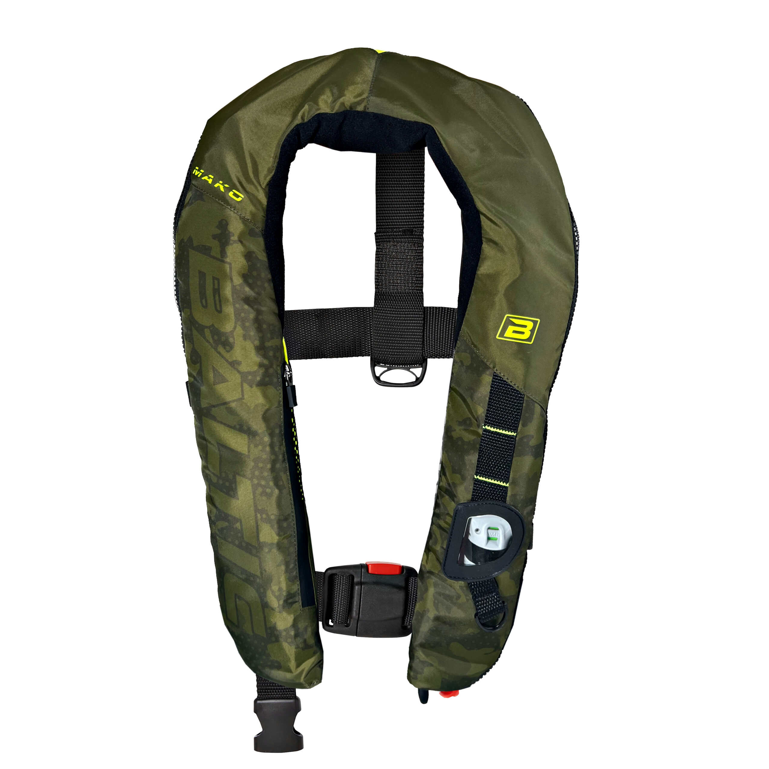 Baltic Mako auto inflatable lifejacket green 40-150kg - Image 6