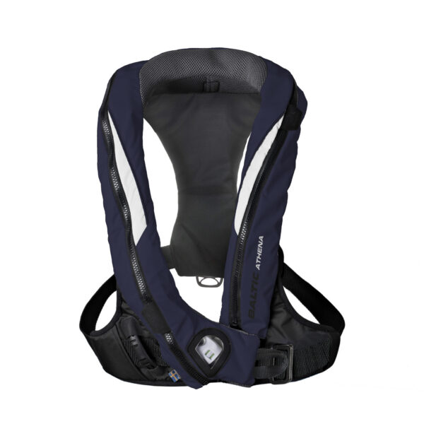 Baltic Athena 165 harness auto inflatable lifejacket blue/white 40-120kg