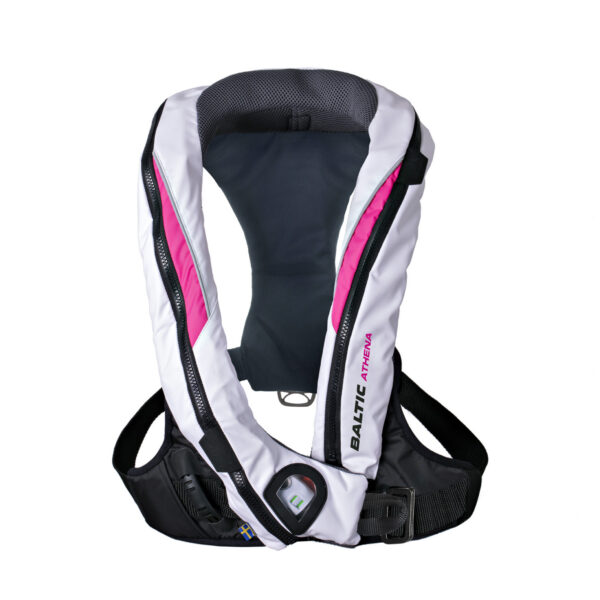 Baltic Athena 165 harness auto inflatable lifejacket white/pink 40-120kg
