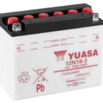 Yuasa Battery, 12N18-3 (dc) no acid included