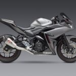 Yoshimura YZF-R3 15-21 Race AT2 Stainless Full Exhaust, w/ Stainless Muffler