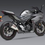 Yoshimura YZF-R3 15-21 / MT-03 20-21 AT2 Stainless Slip-On Exhaust, w/ Stainless