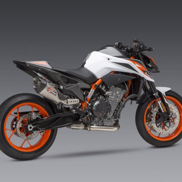 Yoshimura 890 DUKE R 20-21 / 790 DUKE 19-20 AT2 Stainless Slip-On Exhaust, w/ St