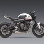 Yoshimura TRIDENT 2021 Race AT2 Stainless Full Exhaust, w/ Stainless Muffler
