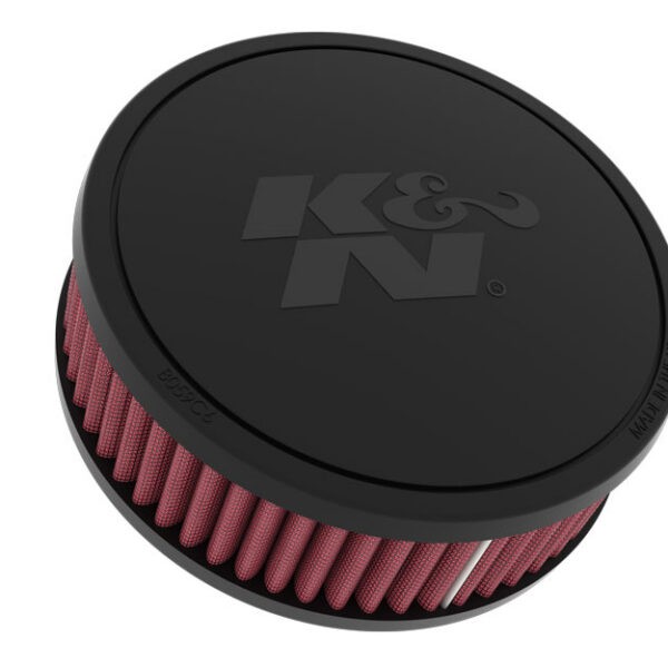 K&N Universal Clamp-On Air Filter 2-1/16" O/S Flg 6"D 2"H W/Vent