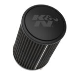 K&N Universal Clamp-On Air Filter 4"Flg, 6"B, 5-1/4"T, 9-1/4"H