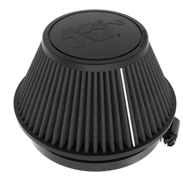 K&N Universal Clamp-On Air Filter 6"Flg 7-1/2"B 4-1/2"T 4"H